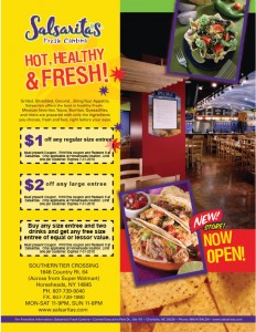 full page ad for the new location